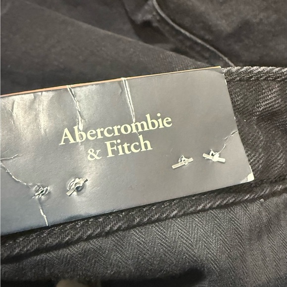 Abercrombie & Fitch Jeans Curve Love ’90s Relaxed High Rise Jeans Black Size 24W - Picture 4 of 10
